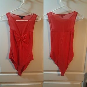 Red bodysuit